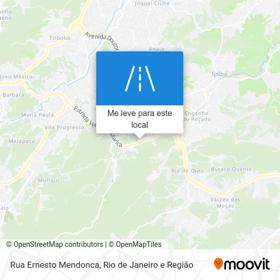 Rua Ernesto Mendonca mapa