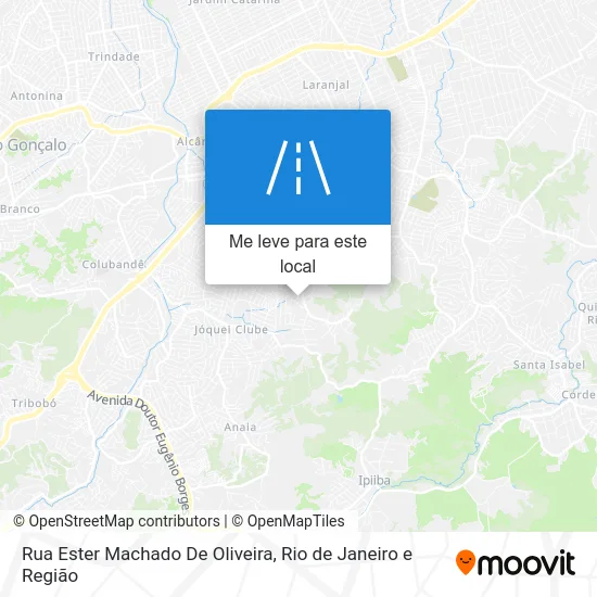 Rua Ester Machado De Oliveira mapa