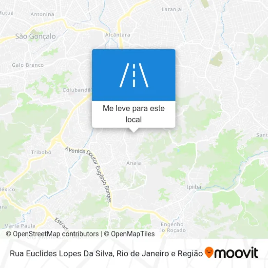 Rua Euclides Lopes Da Silva mapa