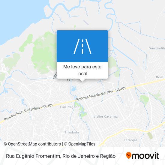 Rua Eugênio Fromentim mapa