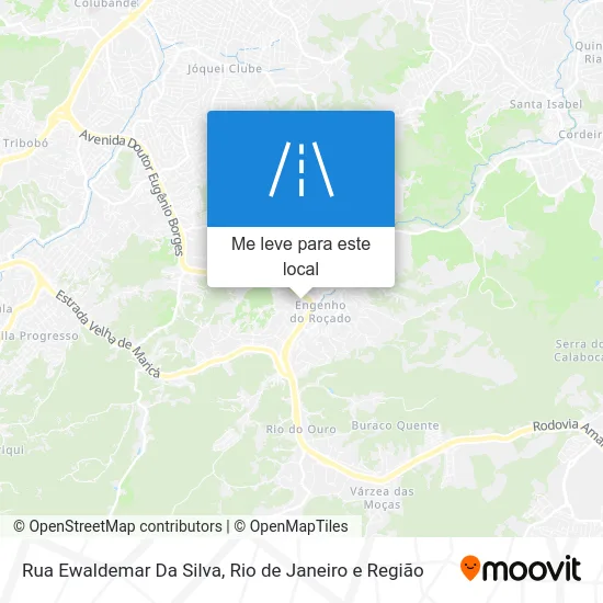 Rua Ewaldemar Da Silva mapa