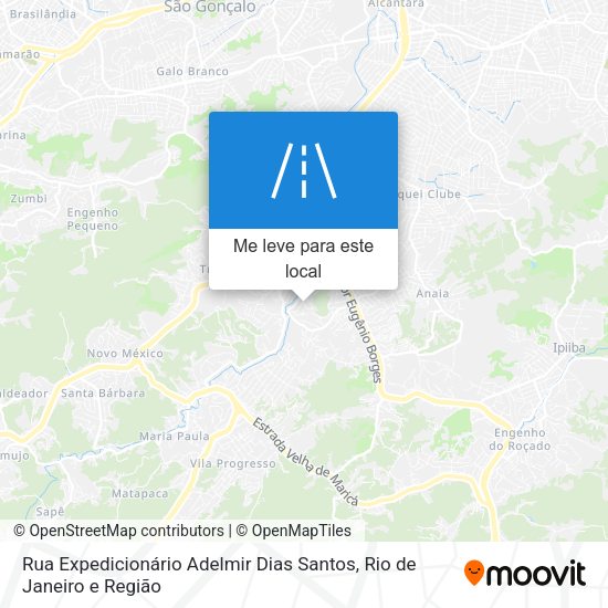 Rua Expedicionário Adelmir Dias Santos mapa