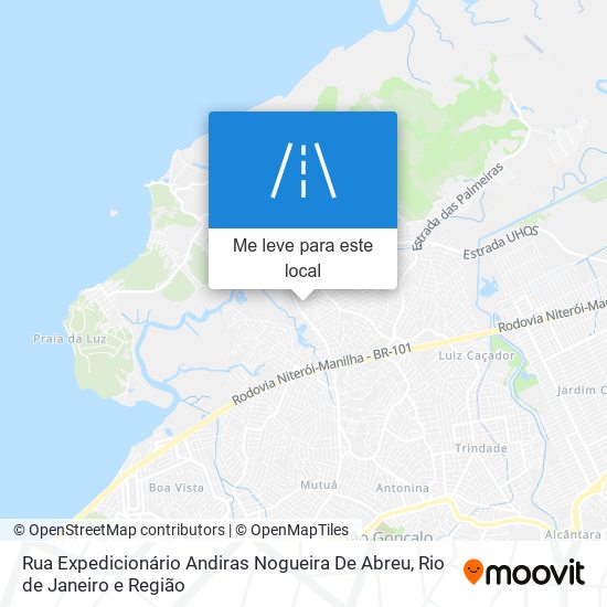 Rua Expedicionário Andiras Nogueira De Abreu mapa