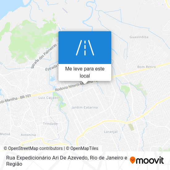 Rua Expedicionário Ari De Azevedo mapa