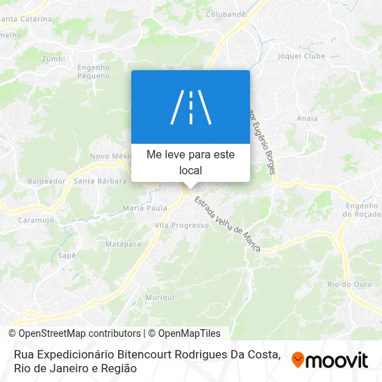 Rua Expedicionário Bitencourt Rodrigues Da Costa mapa