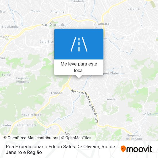 Rua Expedicionário Edson Sales De Oliveira mapa