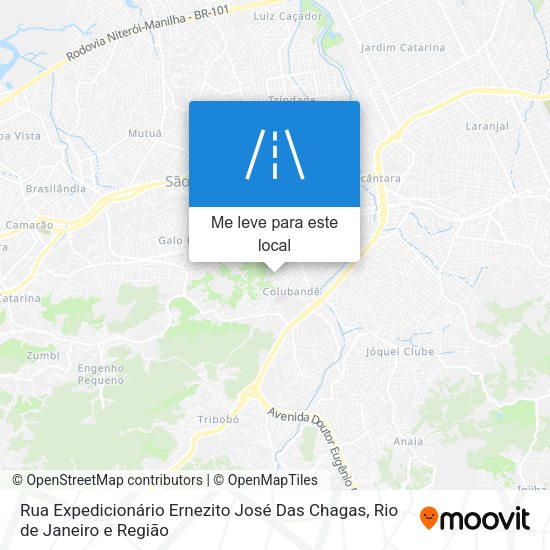 Rua Expedicionário Ernezito José Das Chagas mapa