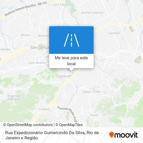 Rua Expedicionário Gumercindo Da Silva mapa