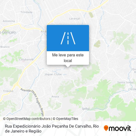 Rua Expedicionário João Peçanha De Carvalho mapa