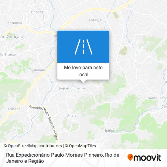 Rua Expedicionário Paulo Moraes Pinheiro mapa