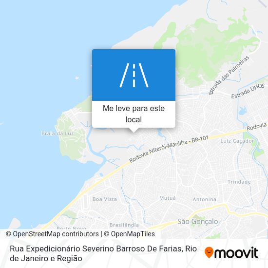 Rua Expedicionário Severino Barroso De Farias mapa