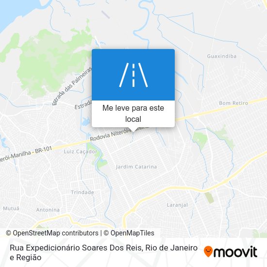 Rua Expedicionário Soares Dos Reis mapa