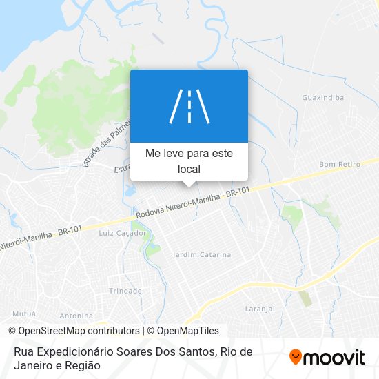 Rua Expedicionário Soares Dos Santos mapa