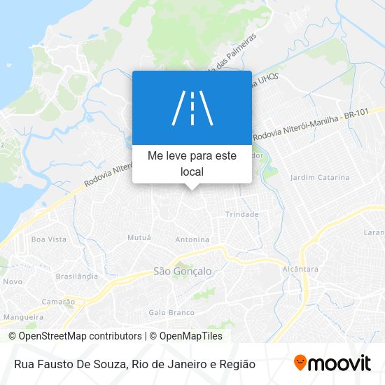 Rua Fausto De Souza mapa