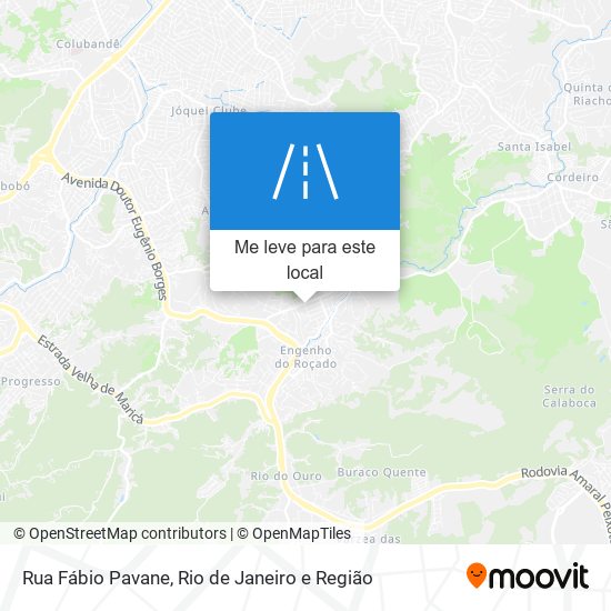 Rua Fábio Pavane mapa