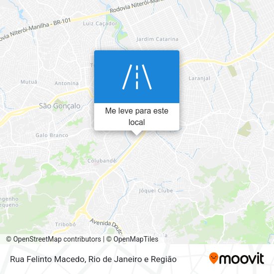 Rua Felinto Macedo mapa