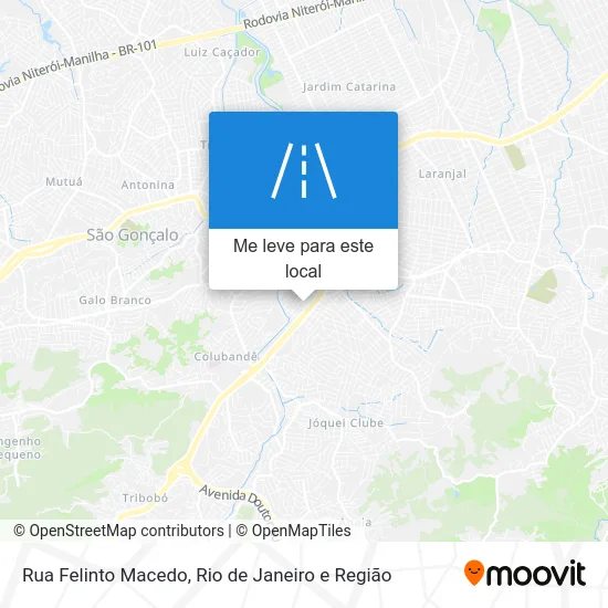 Rua Felinto Macedo mapa