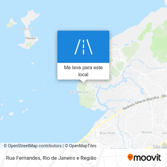 Rua Fernandes mapa