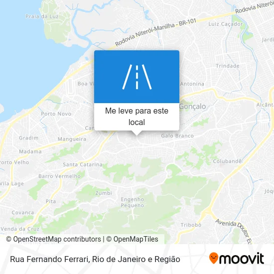 Rua Fernando Ferrari mapa