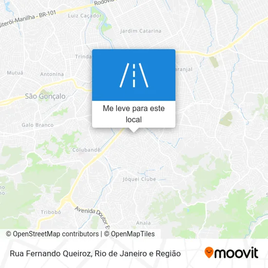 Rua Fernando Queiroz mapa