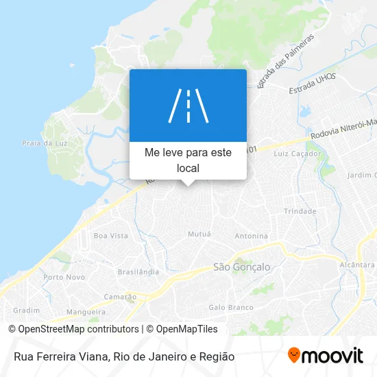Rua Ferreira Viana mapa
