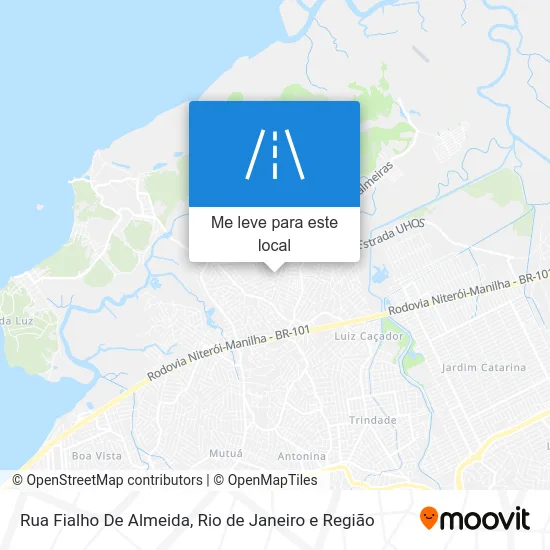 Rua Fialho De Almeida mapa