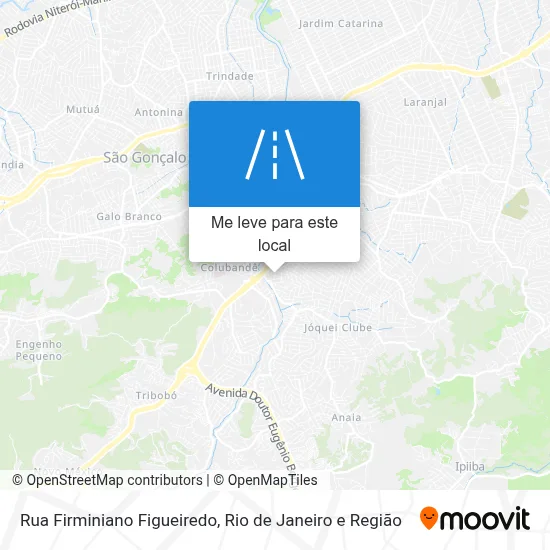 Rua Firminiano Figueiredo mapa