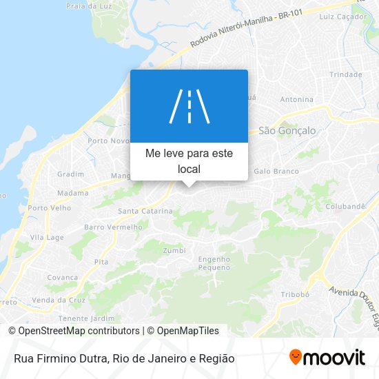 Rua Firmino Dutra mapa