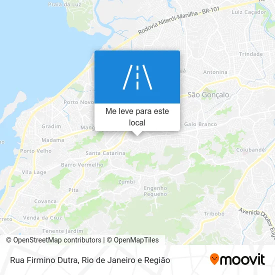 Rua Firmino Dutra mapa