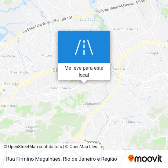 Rua Firmino Magalhães mapa