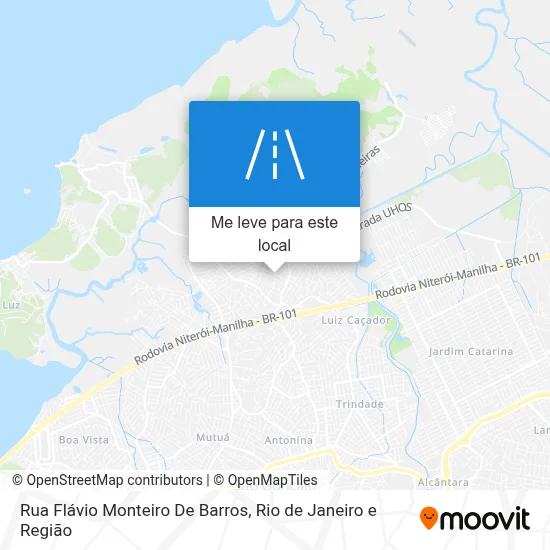Rua Flávio Monteiro De Barros mapa