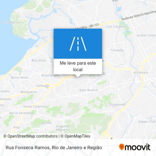 Rua Fonseca Ramos mapa