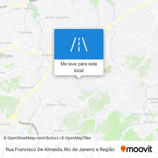 Rua Francisco De Almeida mapa