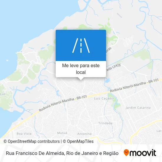 Rua Francisco De Almeida mapa