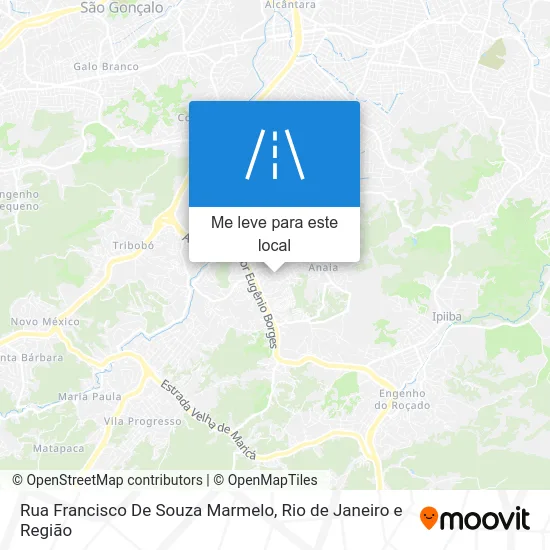Rua Francisco De Souza Marmelo mapa