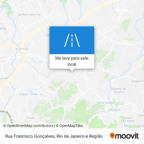 Rua Francisco Gonçalves mapa