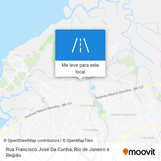 Rua Francisco José Da Cunha mapa