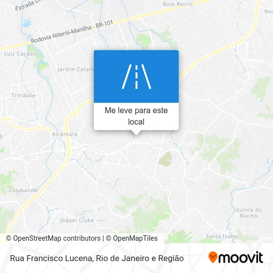Rua Francisco Lucena mapa