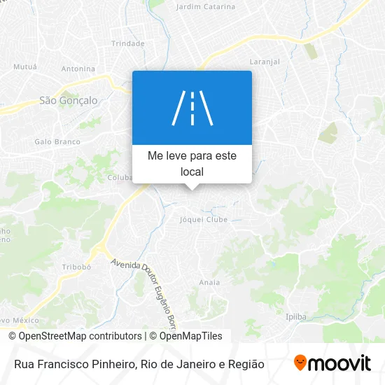 Rua Francisco Pinheiro mapa