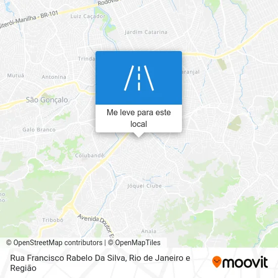 Rua Francisco Rabelo Da Silva mapa
