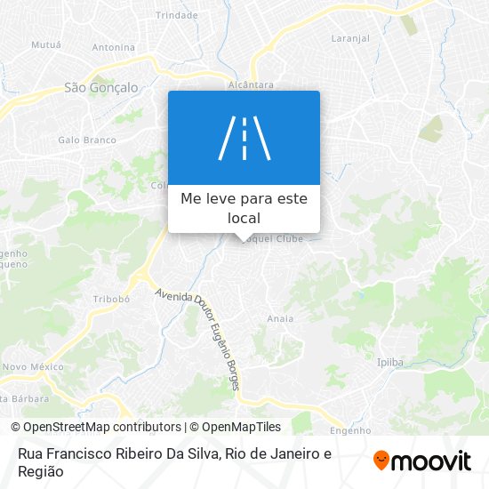 Rua Francisco Ribeiro Da Silva mapa