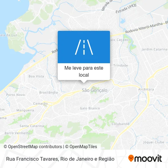 Rua Francisco Tavares mapa