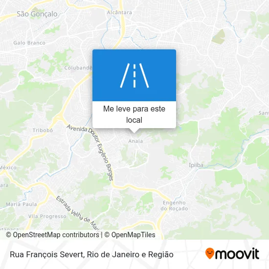 Rua François Severt mapa