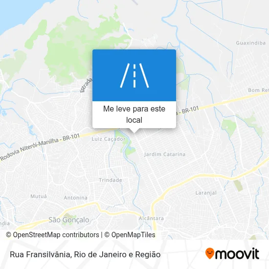 Rua Fransilvânia mapa