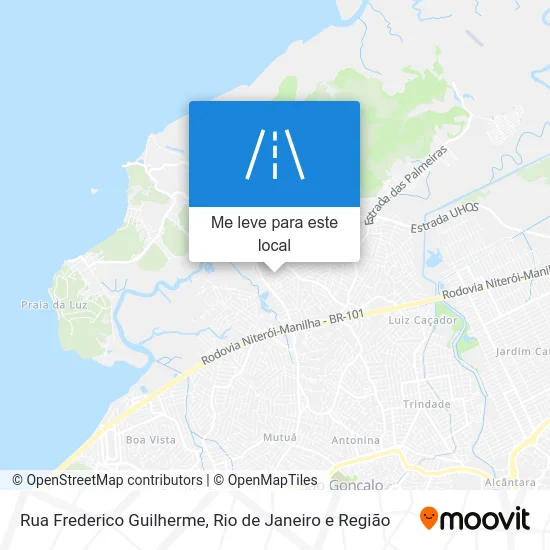 Rua Frederico Guilherme mapa