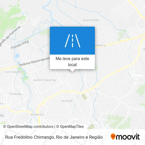 Rua Fredolino Chimango mapa