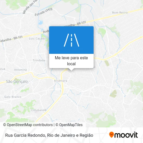 Rua Garcia Redondo mapa