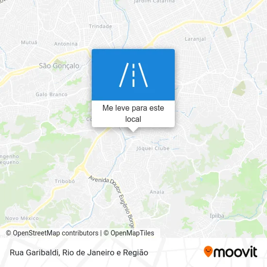 Rua Garibaldi mapa