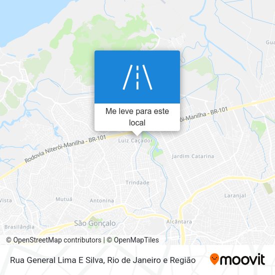 Rua General Lima E Silva mapa