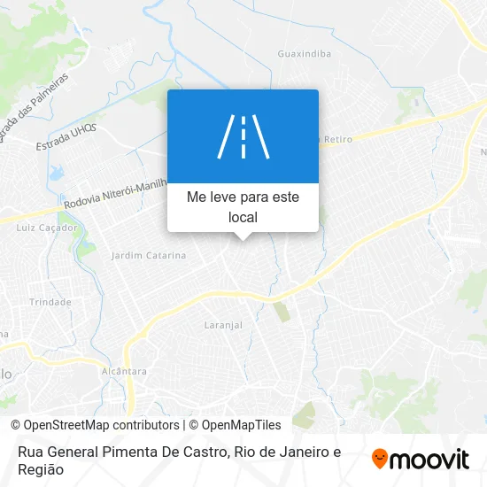Rua General Pimenta De Castro mapa